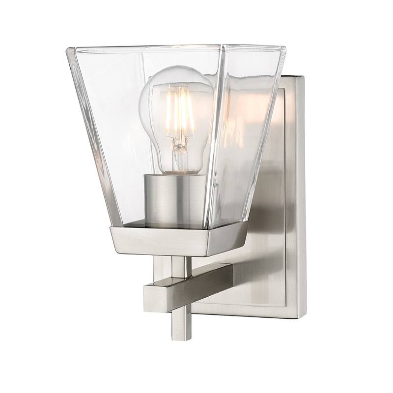 Bellevue ZWS63188 Darbie 9" Tall Wall Sconce - Brushed Nickel