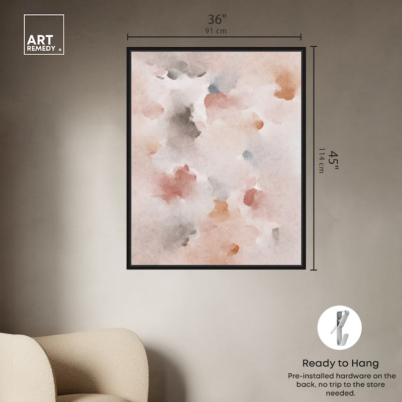Art Remedy Cocadas Confectionery Framed Watercolor Boho Abstracts