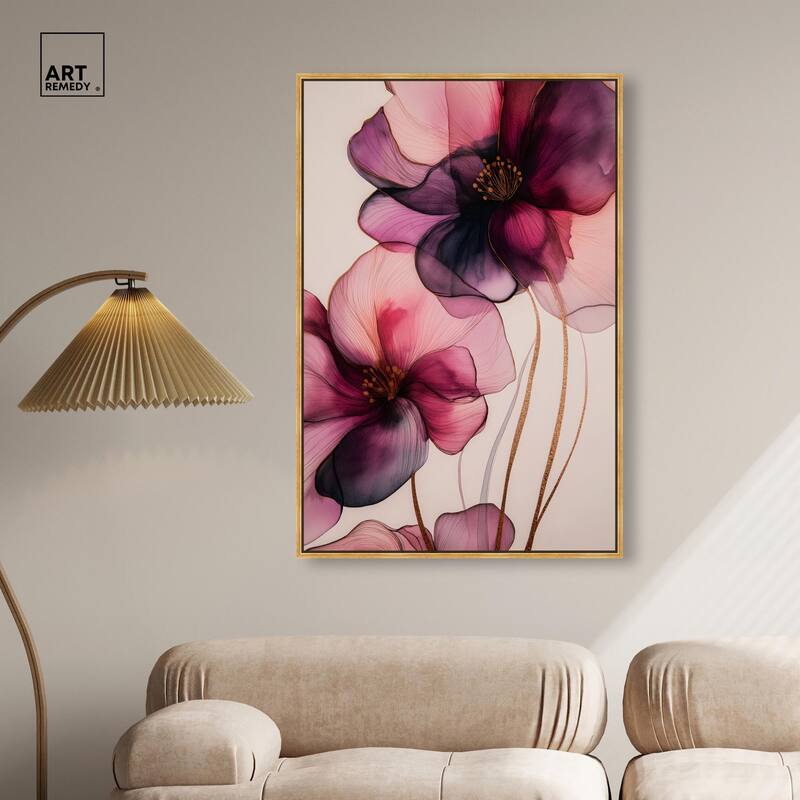 Velvet Verse III Canvas by Art Remedy