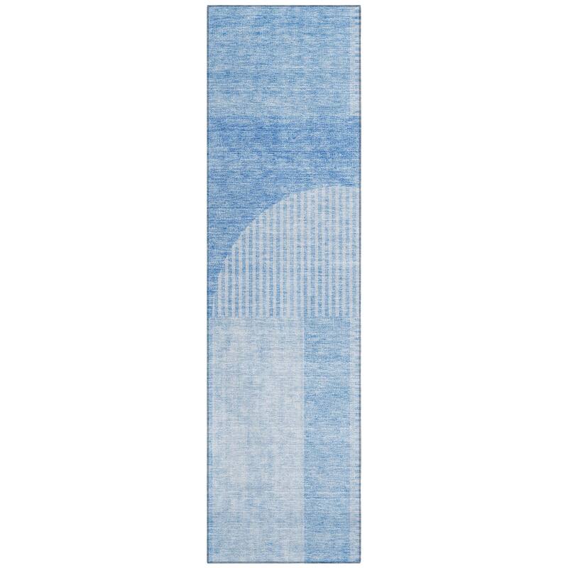 Machine Washable Indoor/ Outdoor Chantille Modern Deco Rug