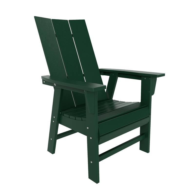 Shoreside 6-Piece Rectangular Poly Eco-Friendly All Weather Outdoor Dining Set with Bench