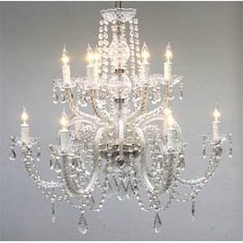 Crystal Ceiling Lights For Less Crystal Chandelier Lighting H27 X W32