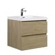 preview thumbnail 98 of 169, CASAINC Floating Bathroom Vanity with Resin Top Basin and Soft Closing Drawers