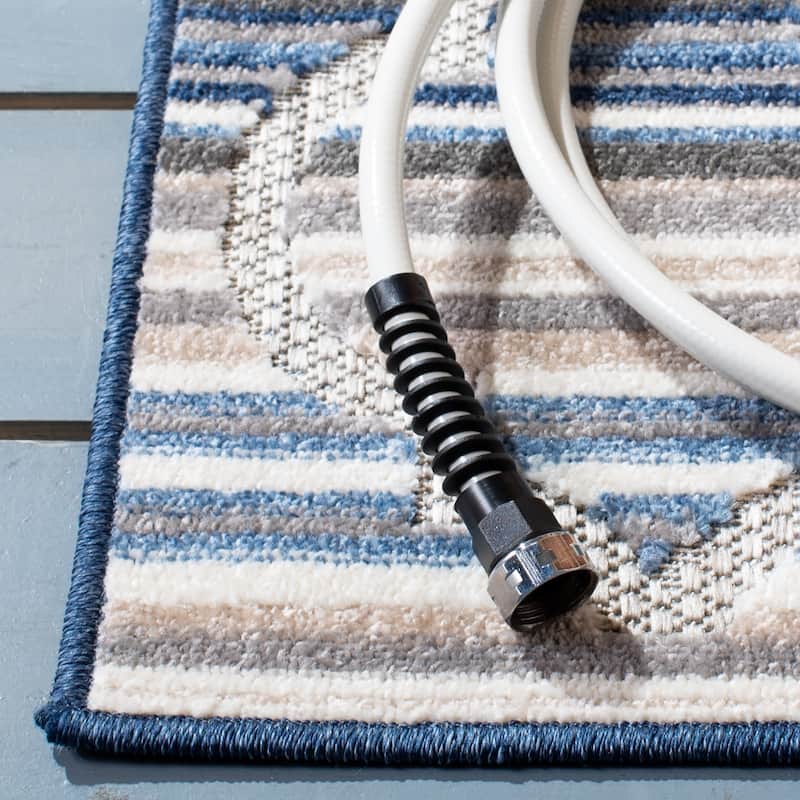 SAFAVIEH Cabana Kaleen Indoor/ Outdoor Waterproof Patio Trellis Rug