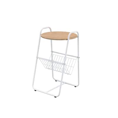 Proman Products Coto Small Magazine Side Round End Table