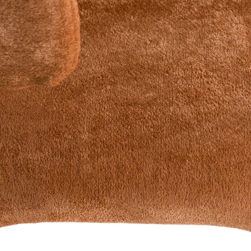 Modrest Saehee Modern Rust Velvet Dining Chair