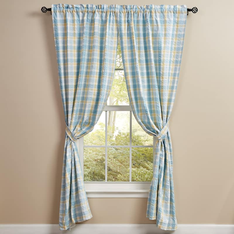 Park Designs Forget Me Not Lined Panels 72" x 84" - 72" X 84"