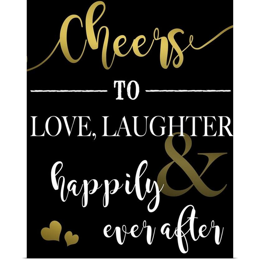 "Cheers" Poster Print - Multi