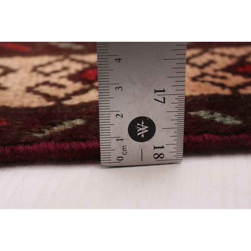 ECARPETGALLERY Hand-knotted Melis Vintage Red Wool Rug - 3'10 x 6'0