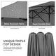 preview thumbnail 46 of 54, 13 ft Patio Umbrella with Base Double-Sided Rectangular Outdoor Deck Umbrella