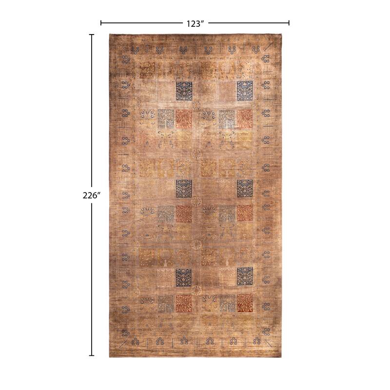 Overdyed One-of-a-Kind Hand-Knotted Area Rug - Beige - 10' 3" x 18' 10"