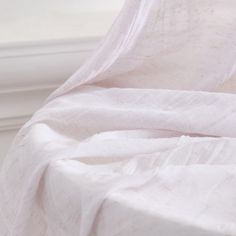 French Connection Charter Crushed Rod Pocket Window Curtain Pair