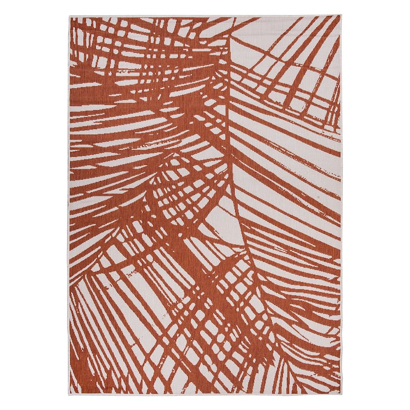 World Rug Gallery Nature Inspired Tropical Indoor/Outdoor Area Rug