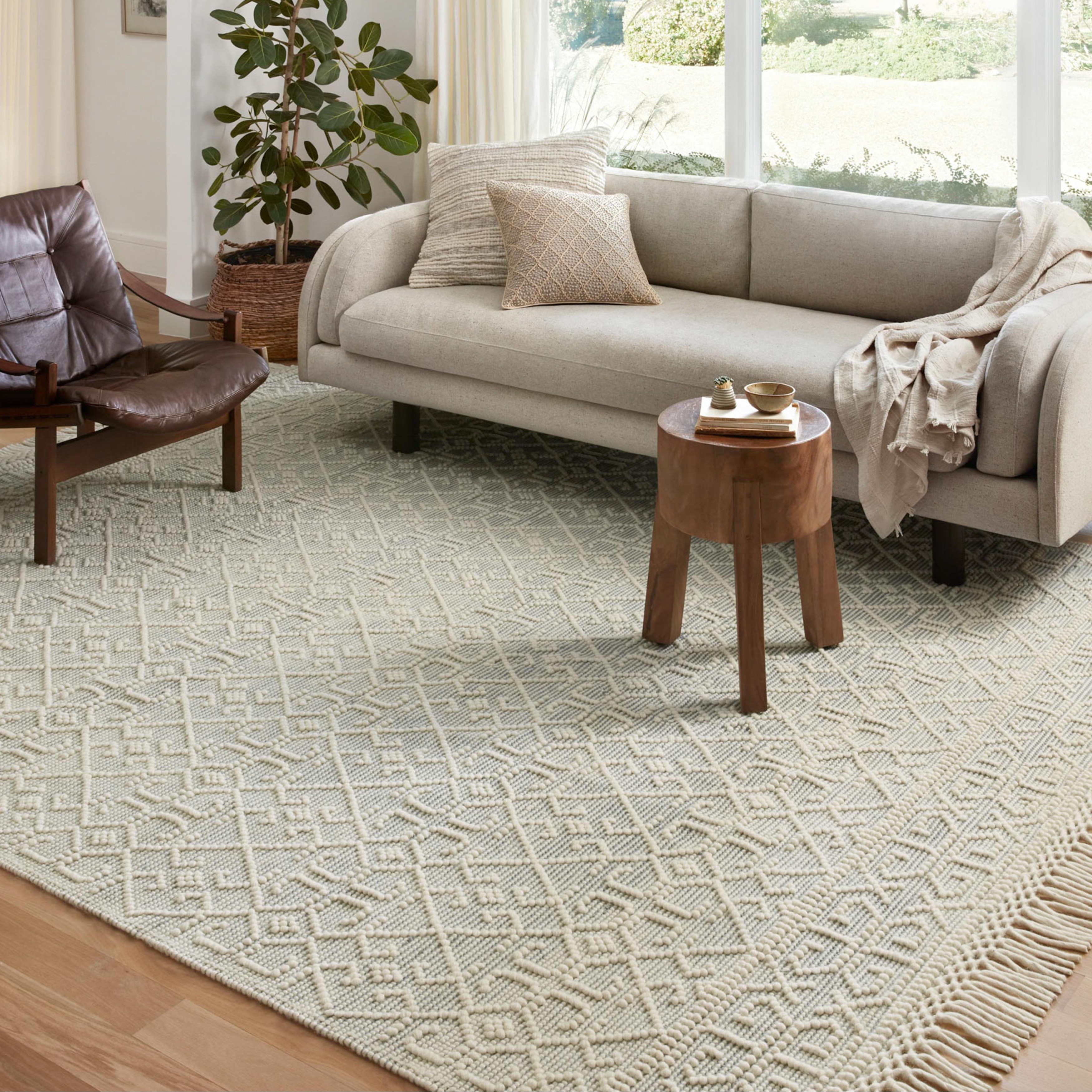 Alexander Home Joanna Farmhouse Hand Woven Area Rug