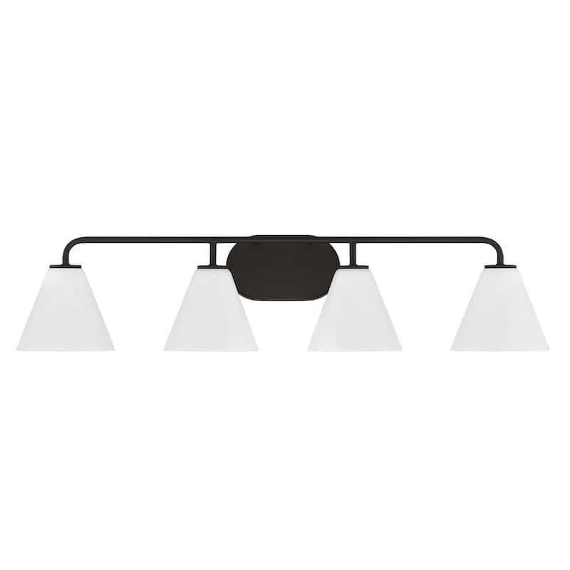 Blair Four Light Bathroom Vanity - Matte Black