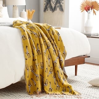 Gino Whimsical Cotton Blend Throw