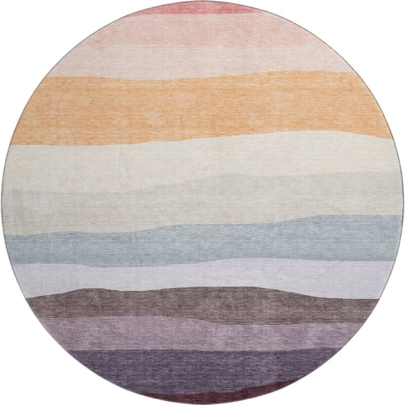Premium Washable Super Soft Ombre Stripe Mayfield Rug