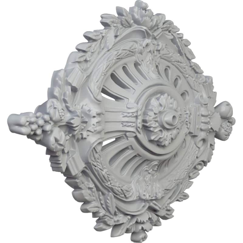 35 7/8"W x 22 1/2"H x 4 3/8"P Antonio Ceiling Medallion
