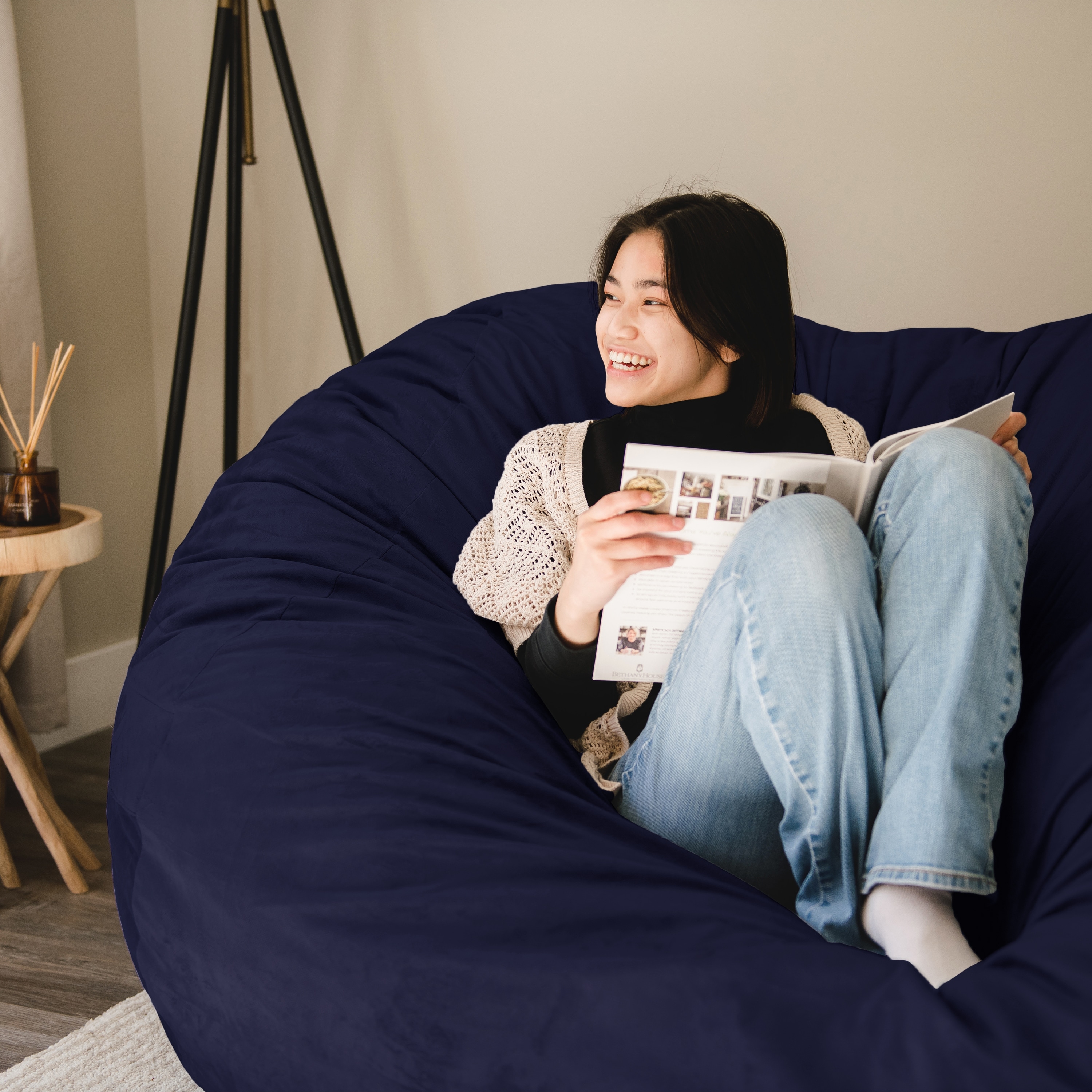 Big joe large fuf sales with removable washable cover