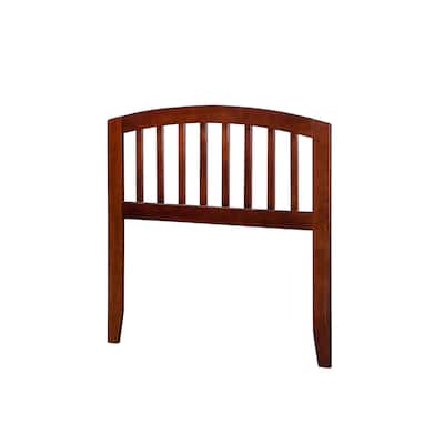 Richmond Slatted Wood Headboard with Rounded Top, USB Charging Port, and Easy Bed Frame Attachment