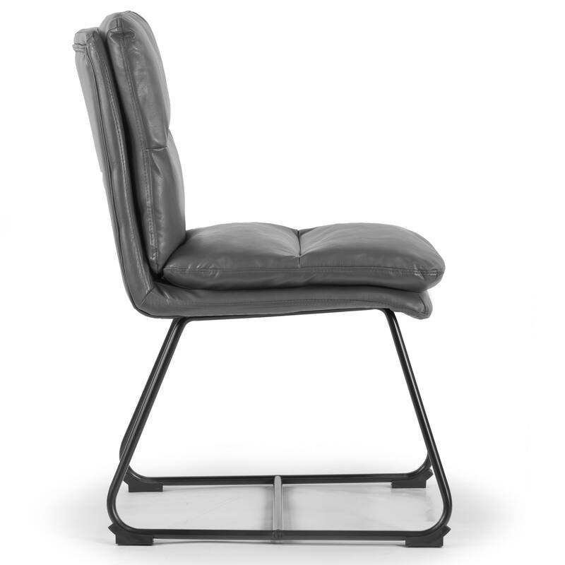 Aulani Upholstered Metal Frame Dining Chair (Set of 2)