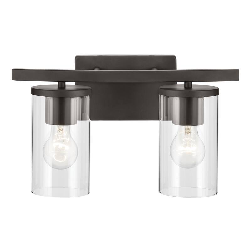 Kichler Lighting Crosby Bathroom Vanity Light with Clear Glass
