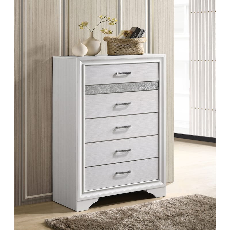 Miranda Contemporary Wood 5-drawer Bedroom Chest