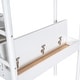 preview thumbnail 27 of 84, Modern Teddy Fleece Loft Bed with Storage Shelf, Drawers & Desk, Multi-Functional Wood Loft Bed Frame w/Soft Padding