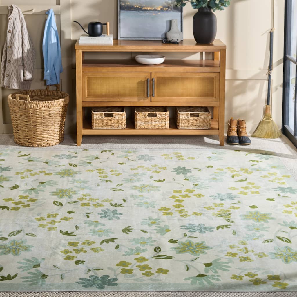 Martha Stewart Slavojka Machine Washable & Slip Resistant Rug