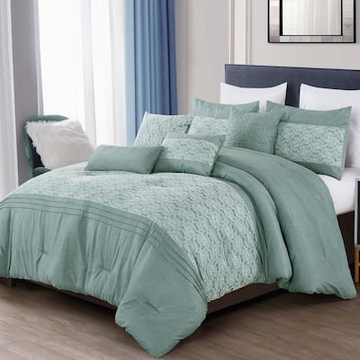Brenda Luxury 7 Piece Comforter set