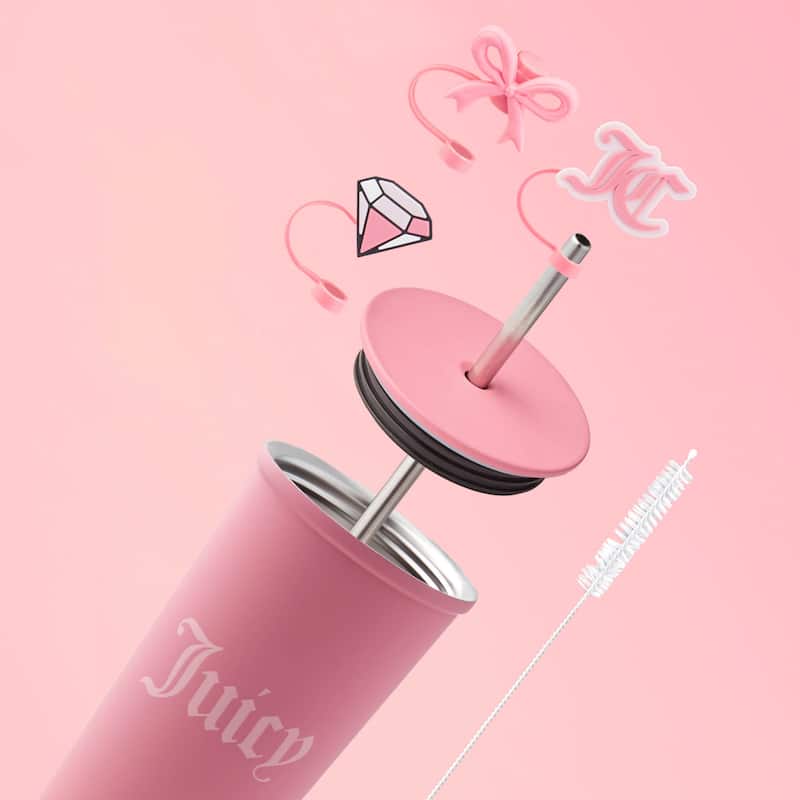 Juicy Couture Hydration Stainless Steel Couture Cup 6-Piece Set