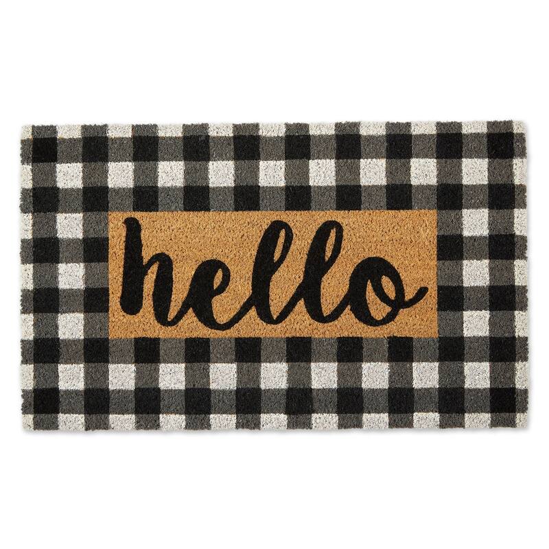 DII Checkers Doormat - Checkers Hello