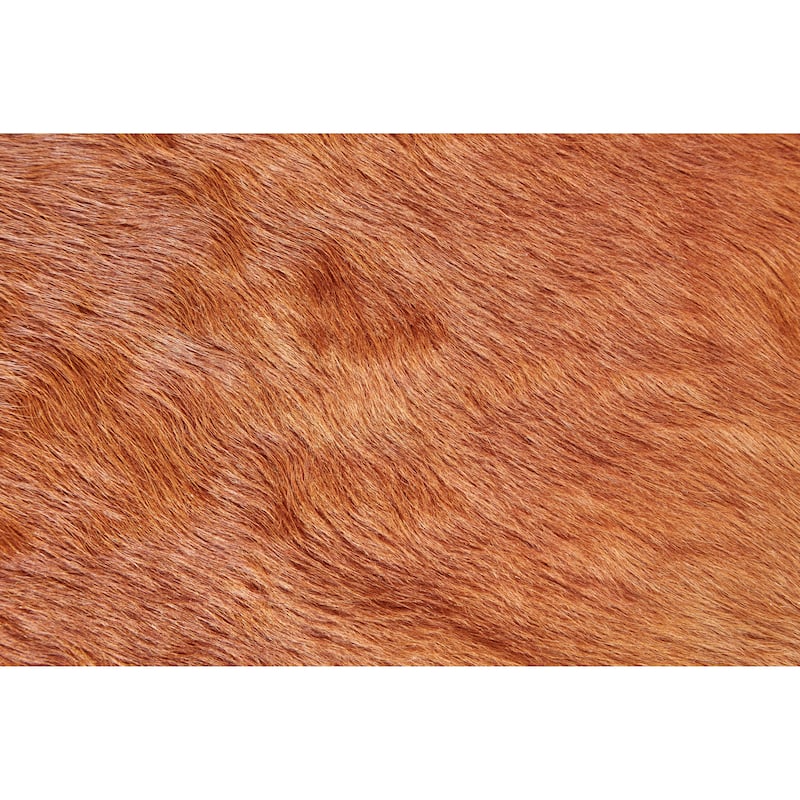 Oakdale Premium On-Hair Cowhide, Brindle Dark Brown, Small