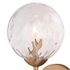 preview thumbnail 10 of 10, Olson 1 Light Mid-Century Modern Wall Sconce Clear Globe Glass - 6-in. W x 16.5-in. H x 7-in. D