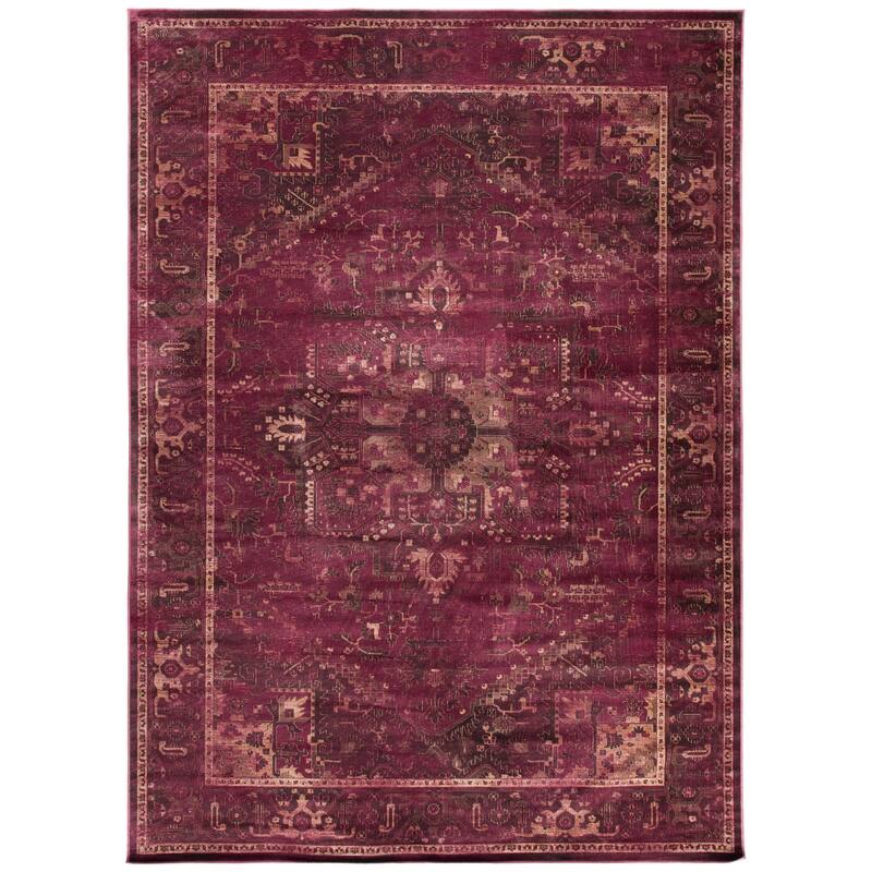 SAFAVIEH Vintage Lenna Oriental Distressed Viscose Rug