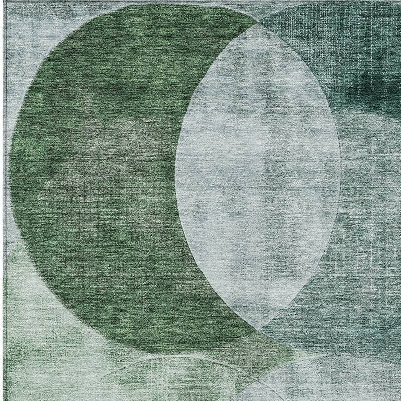 HomeRoots Geometric Transitional Rectangle Outdoor Rug
