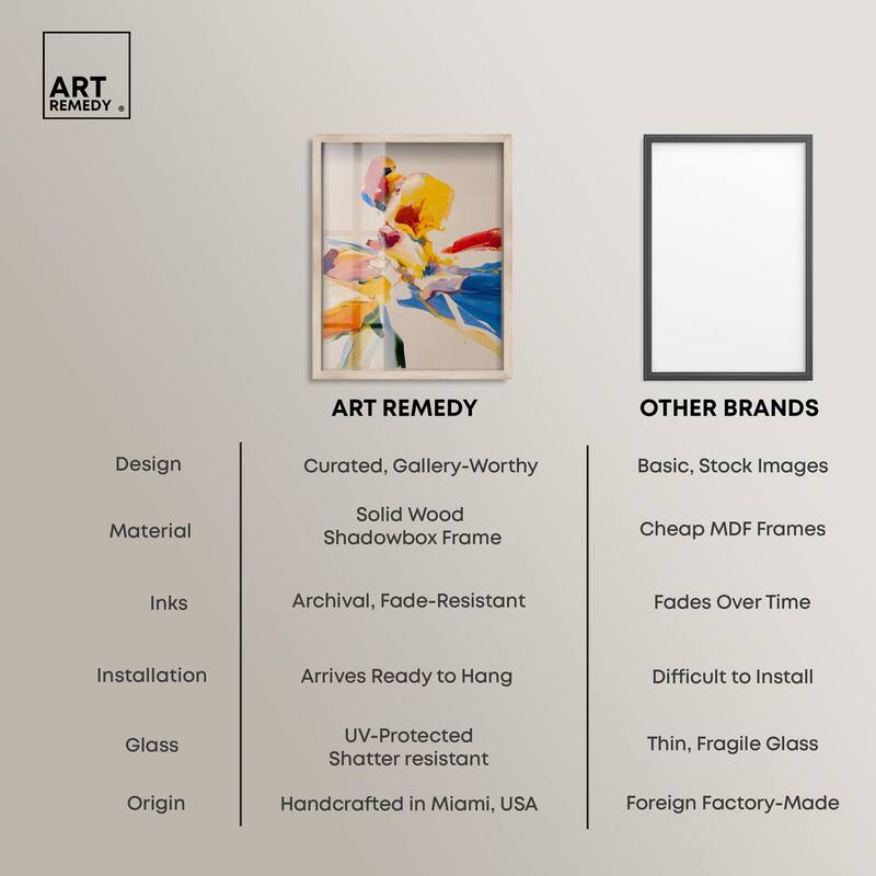 Flippant Bloom I Shadowbox by Art Remedy