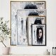 preview thumbnail 2 of 3, Designart "Portrait Of A Young Woman II" Traditional Framed Canvas Wall Art Print