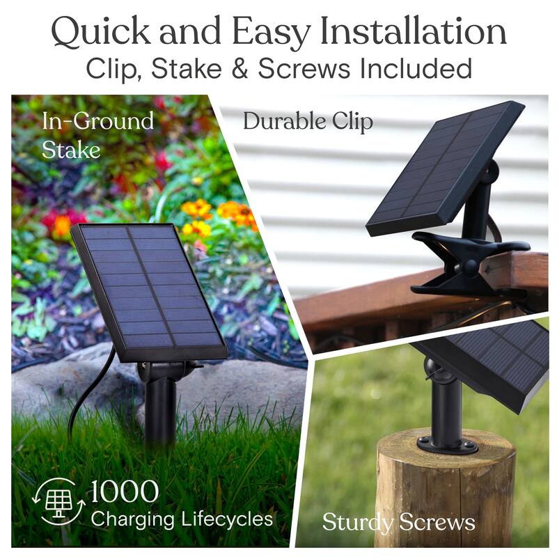 Brightech Ambience Pro 12-Light 27 ft. Outdoor Solar 1W 2700k LED G45 Globe Bulb String-Light