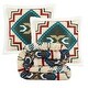 preview thumbnail 119 of 158, Indigo Hill by HiEnd Accents Campfire Sherpa Fleece Throw, 1PC or 3PC 3-Piece - Spirit Valley