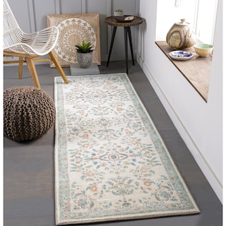 Livabliss Arrietty Vintage Floral Oriental Area Rug