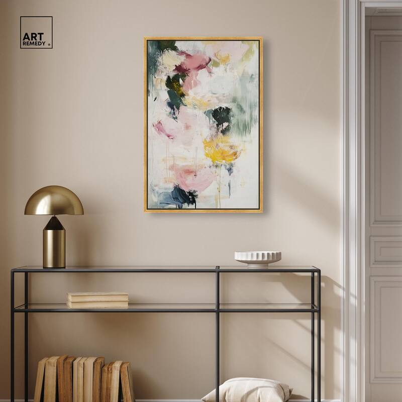 Dripping Colors II Canvas by Art Remedy