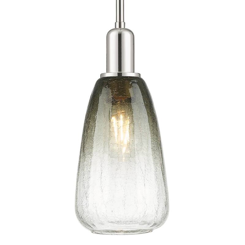 Innovations Lighting 716-1S-G480-6SL Brookhaven Almond 6" Wide Mini - Polished Nickel