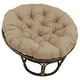 preview thumbnail 8 of 16, 48-inch Indoor/Outdoor Papasan Cushion (Cushion Only) sandstone