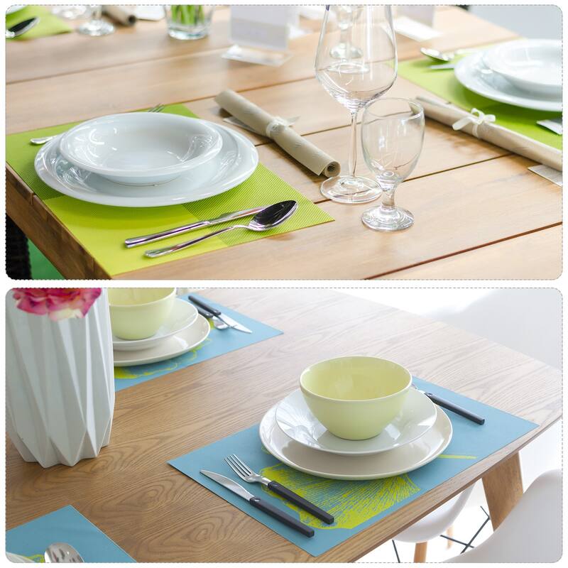 2pcs Silicone Baking Mat, Heat Resistant Non-Slip Table Place Mats