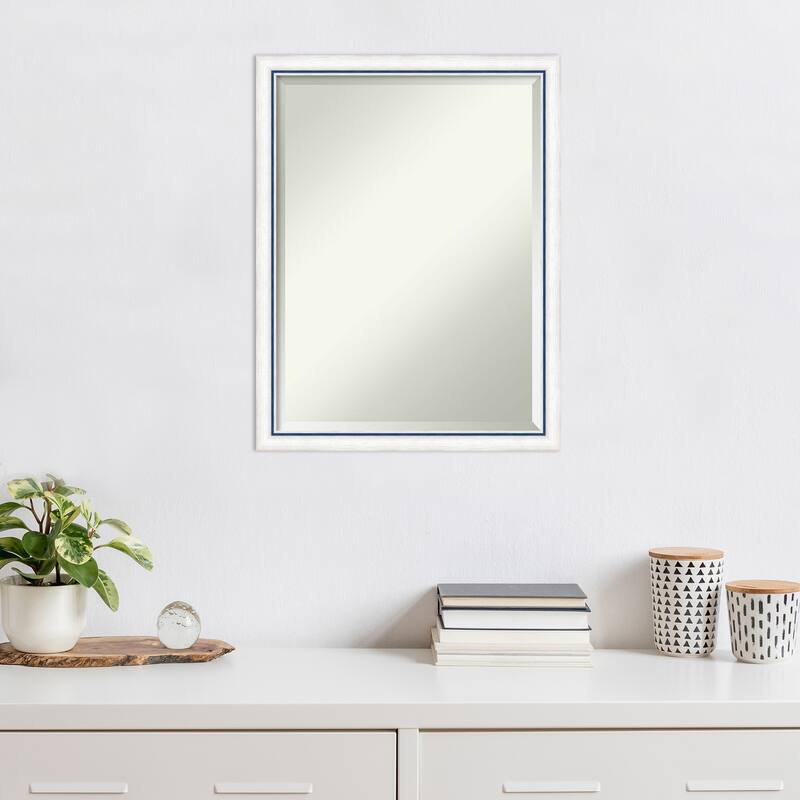 Morgan Beveled Wood Framed Wall Mirror