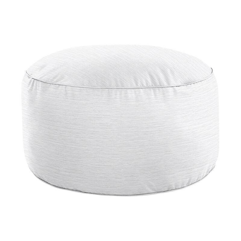 Sorra Home Indoor Textured Bean Pouf/Ottoman