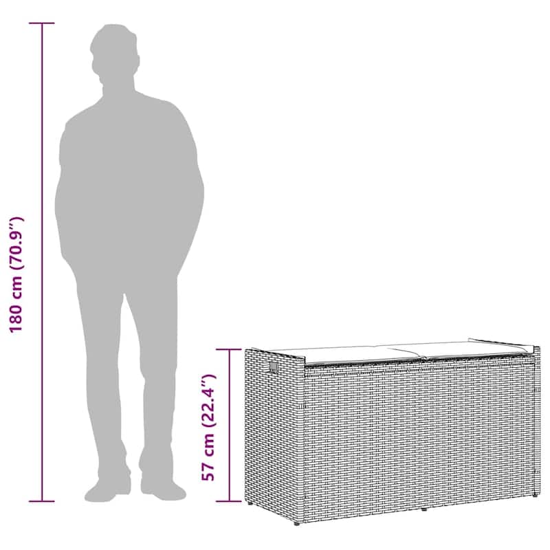 vidaXL Outdoor Storage Bench