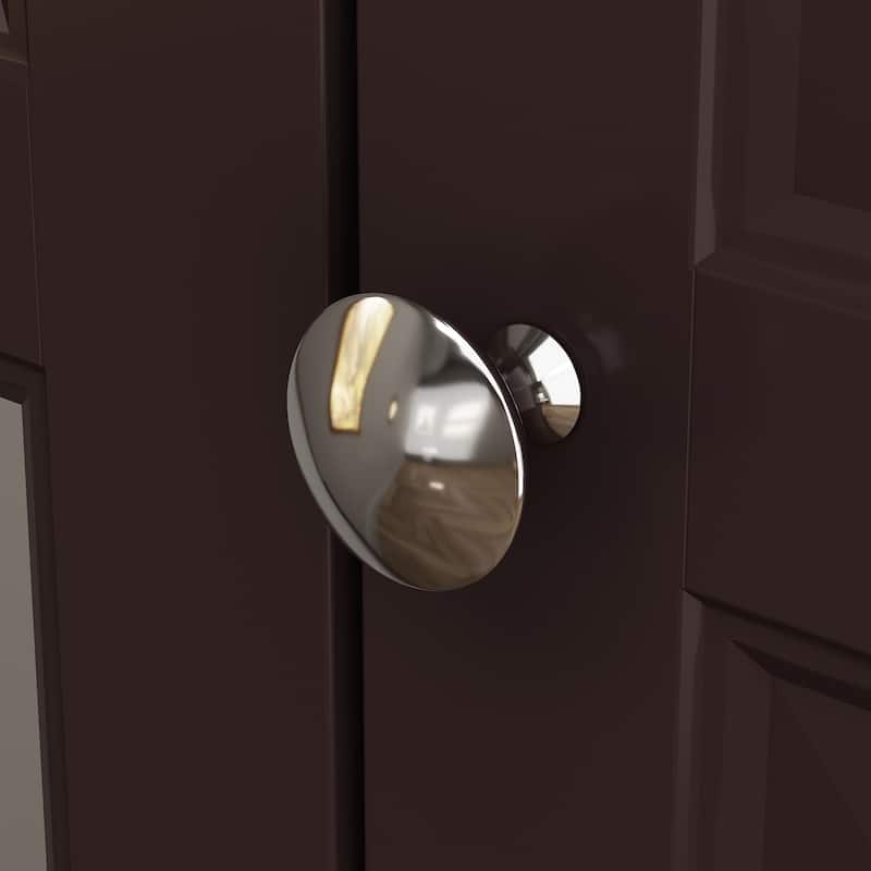 47.2" Lacquered Armoires Wardrobes With Mirror Door 5 Drawer in White