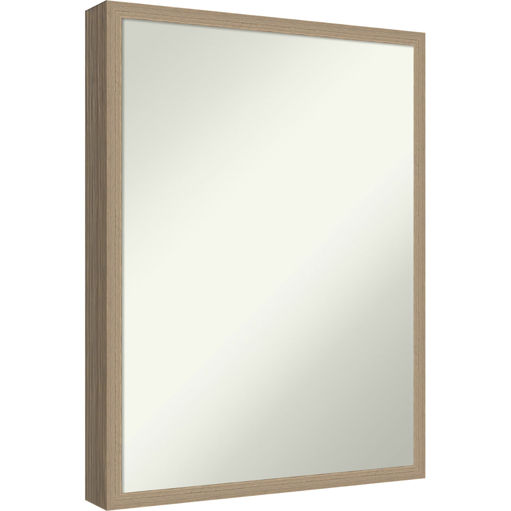 Emery Non-Beveled Framed Bathroom Vanity Wall Mirror